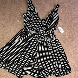 Striped romper